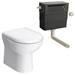 Cove Light Grey 500x330mm BTW Toilet Unit inc. Cistern + Soft Close Seat profile small image view 2 