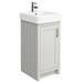 Chatsworth Traditional Grey Cloakroom Suite (Vanity Unit + Close Coupled Toilet) profile small image view 2 