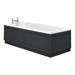 Chatsworth Graphite 1700 x 700 Single Ended Bath + Panels profile small image view 2 