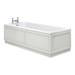 Chatsworth 1700 x 700 Single Ended Bath + Grey Panels profile small image view 2 