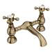 Chatsworth 1928 Antique Brass Crosshead Bath Filler Tap profile small image view 5 