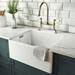 Chatsworth Brushed Brass Traditional Bridge Lever Kitchen Sink Mixer profile small image view 2 
