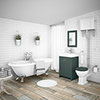 Chatsworth High Level Green Roll Top Bathroom Suite profile small image view 1 