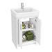 Chatsworth High Level White Roll Top Bathroom Suite profile small image view 3 