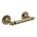 Chatsworth 1928 Antique Brass Traditional Toilet Roll Holder profile small image view 2 