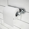 Chatsworth Traditional "Dog Bone" Toilet Roll Holder Chrome profile small image view 1 