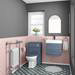 Chatsworth Traditional Blue Complete Toilet Unit profile small image view 4 