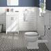 Chatsworth White Bathroom Suite incl. 1700 x 700 Bath with Panels profile small image view 6 