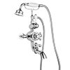 Chatsworth 1928 Traditional Wall Mounted Thermostatic Bath Shower Mixer profile small image view 1 