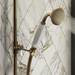 Chatsworth Antique Brass Traditional Crosshead Shower Bar Valve + Slider Rail Kit profile small image view 4 