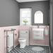 Chatsworth Traditional Grey Complete Toilet Unit profile small image view 3 