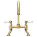 Chatsworth Gold Traditional Bridge Lever Kitchen Sink Mixer profile small image view 5 