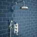 Chatsworth 1928 Traditional Triple Concealed Thermostatic Shower Valve profile small image view 4 