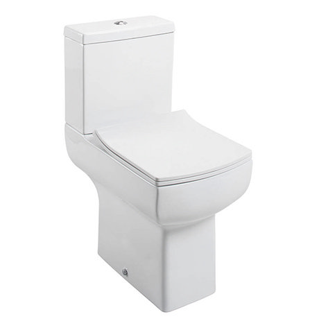 Cubo Modern Square Comfort Height Toilet + Soft Close Seat