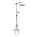 Chatsworth Traditional Crosshead Top Outlet Thermostatic Bar Shower Valve inc. Rigid Riser Kit profile small image view 3 