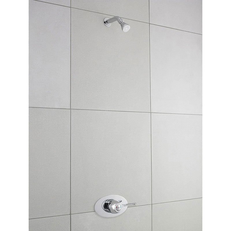 Ultra Commercial Concealed Fixed Shower Head and Arm - CK400 at ...