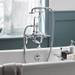 Burlington Claremont Wall Mounted Bath/Shower Mixer - CL17 profile small image view 3 