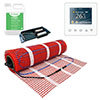 Caldo Underfloor Heating Kit w. White Programmable Timerstat Bundle - Various Sizes profile small image view 1 