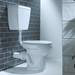 Cove Low Level Toilet incl. Push Button Cistern + Seat profile small image view 3 