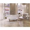 Clearwater Battello 1690 x 800mm Natural Stone Bath + Classic Chrome Feet profile small image view 3 