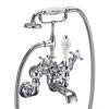 Burlington Claremont Regent - Angled Wall Mounted Bath/Shower Mixer - CLR21 profile small image view 1 