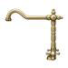 Britannia Classic Mono Sink Mixer - Brushed Brass profile small image view 4 