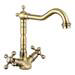 Britannia Classic Mono Sink Mixer - Brushed Brass profile small image view 2 