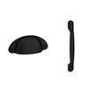 Chatsworth Matt Black Handle Pack for 300mm Cupboard Unit profile small image view 1 