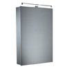 Tavistock Conduct Single Door Mirror Cabinet with LED Light profile small image view 1 