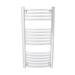 Diamond 500 x 1000mm Curved Heated Towel Rail (inc. Valves + Electric Heating Kit) profile small image view 4 