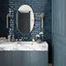 Colmar Rustic Blue Gloss Wall Tiles - 100 x 300mm  Feature Small Image