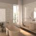 Colmar Rustic White Gloss Wall Tiles - 100 x 300mm  Feature Small Image