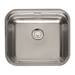 Reginox Colorado Comfort 1.0 Bowl Stainless Steel Inset/Undermount Kitchen Sink profile small image view 3 
