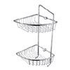 Bristan Two Tier Wall Fixed Wire Basket - COMP-BASK07-C profile small image view 1 