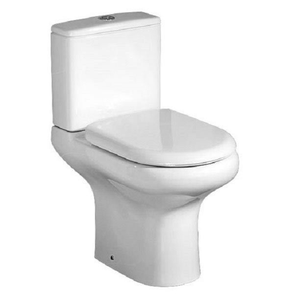 RAK Compact Close Coupled Toilet + Quick Release Soft Close Urea Seat