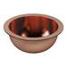 Trafalgar Polished Copper 407mm Round Counter Top Basin profile small image view 3 