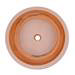 Trafalgar Polished Copper 407mm Round Counter Top Basin profile small image view 2 