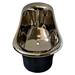 Trafalgar Matt Black 1700 x 710mm Double Ended Slipper Roll Top Bath Tub (Nickel Inside) profile small image view 2 