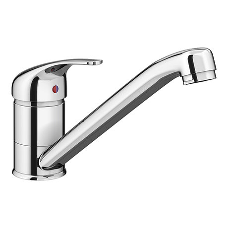 Standard UK Fitting DEWINNER Kitchen Sink Mixer Tap Chrome,F004 with Swivel Spout Easy-Fit