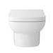 Hudson Reed Arlo Square Wall Hung Pan with Top-Fix Soft Close Seat - CPA005 profile small image view 2 