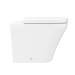 Hudson Reed Luna Round Back To Wall Pan with Top-Fixing Soft Close Seat - CPA008 profile small image view 5 