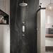 Hudson Reed Ignite Round Two Outlet Push-Button Thermostatic Shower Valve Chrome - CPB1311 profile small image view 3 