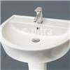 Ultra - Priory 600 Basin 1TH & Semi Pedestal - CPR001 profile small image view 2 