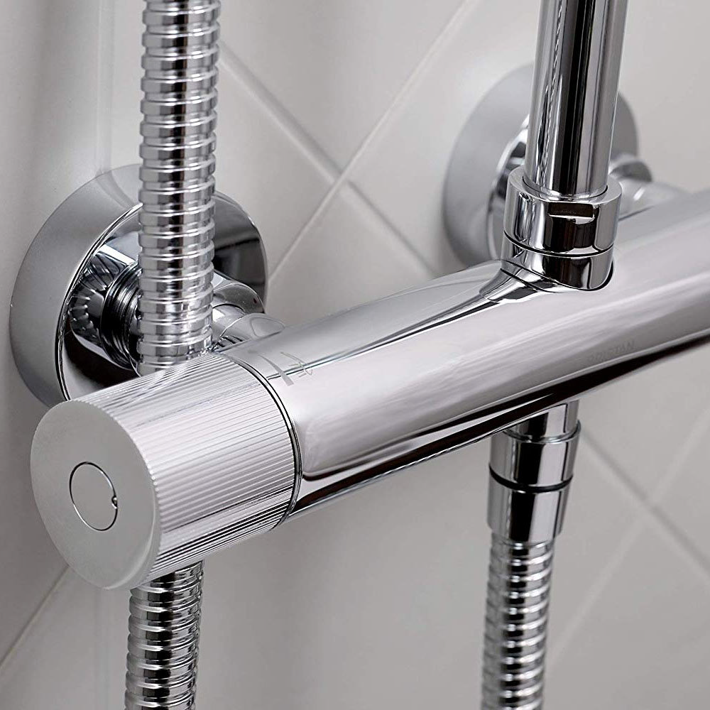 Bristan Carre Exposed Fixed Head Bar Shower