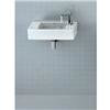 Britton Bathrooms - Narrow Cloakroom Washbasin - Left or Right Handed Option profile small image view 2 