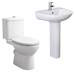 Cove Rimless 4-Piece Modern Bathroom Suite profile small image view 5 