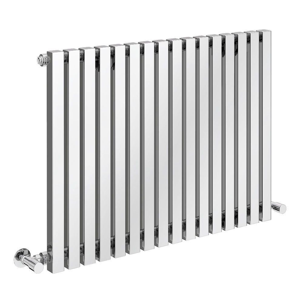 Alaska Modern 600 x 800 Horizontal Chrome Square Radiator 16 Tubes ...