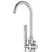 Cruze Modern Thermostatic Floor Mounted Freestanding Bath Shower Mixer - Chrome profile small image view 2 