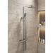 Cruze Oval Modern Thermostatic Shower - Chrome profile small image view 2 