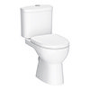 Cove Rimless Close Coupled Toilet + Soft Close Seat profile small image view 1 